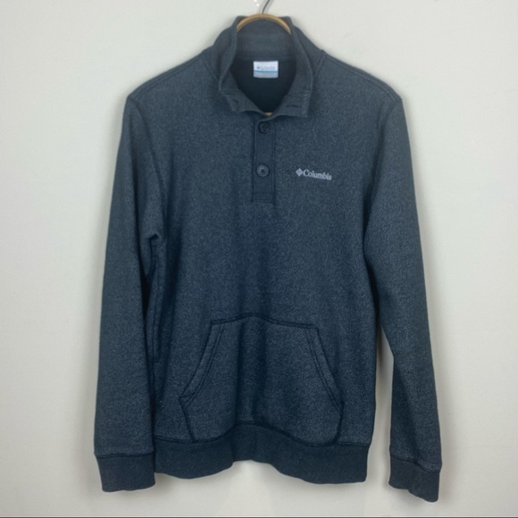 Columbia | 3 Button Pullover; Kangaroo Pocket; S - Picture 1 of 8